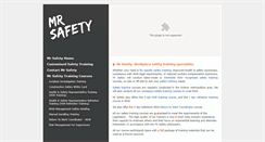 Desktop Screenshot of mrsafety.com.au